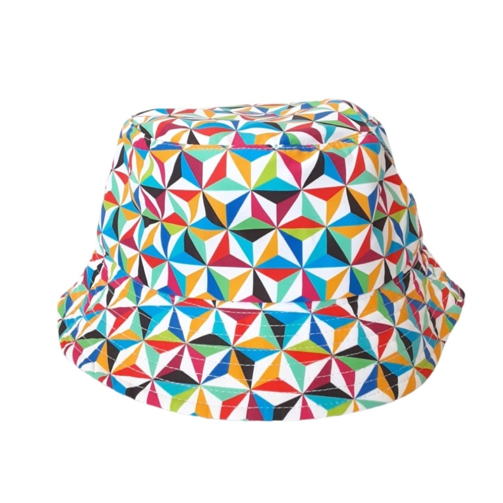 Disney Epcot Bucket Hat Multi-color New Tags One Size Adult